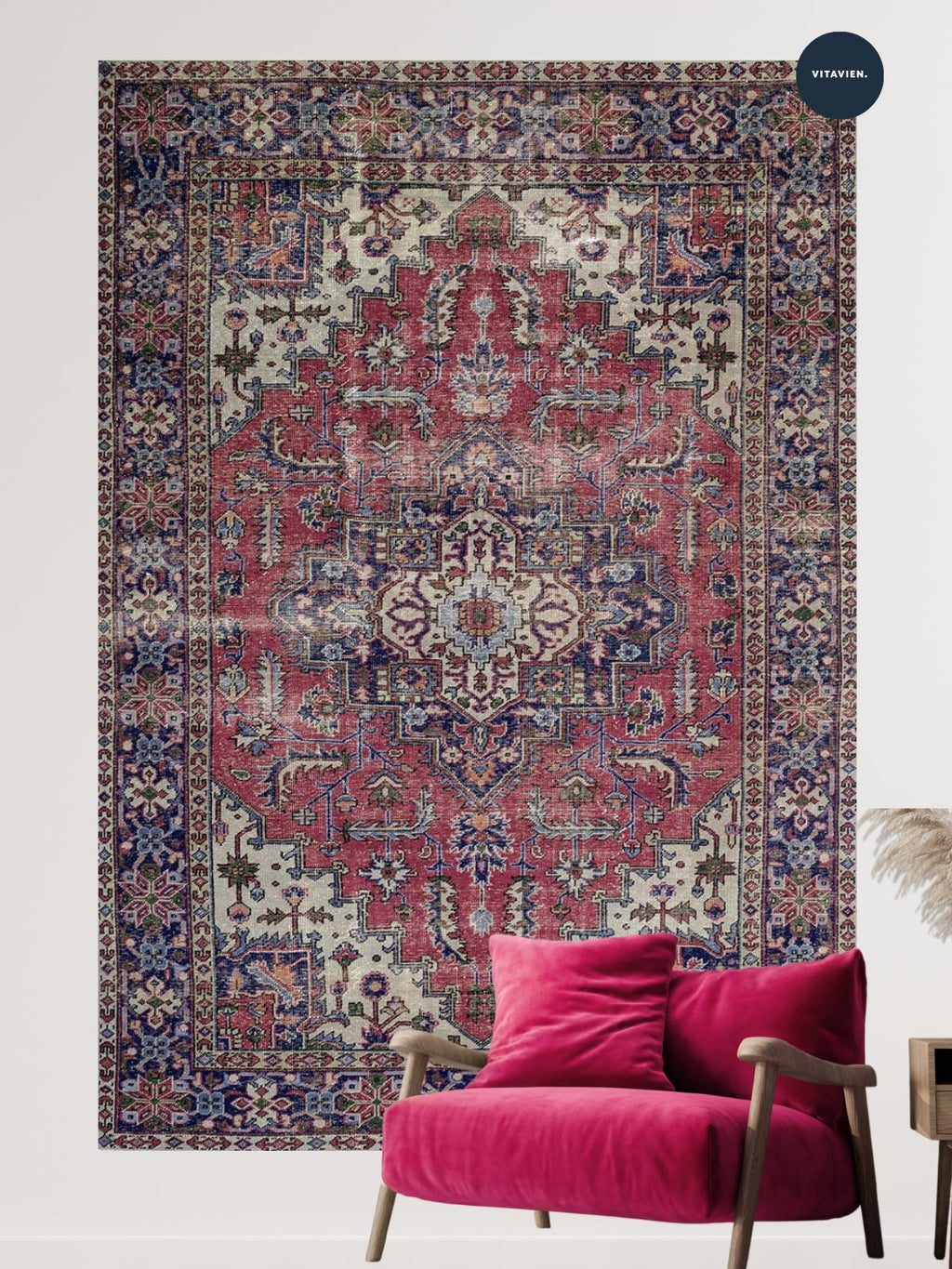 Vintage rug Rengin Vera