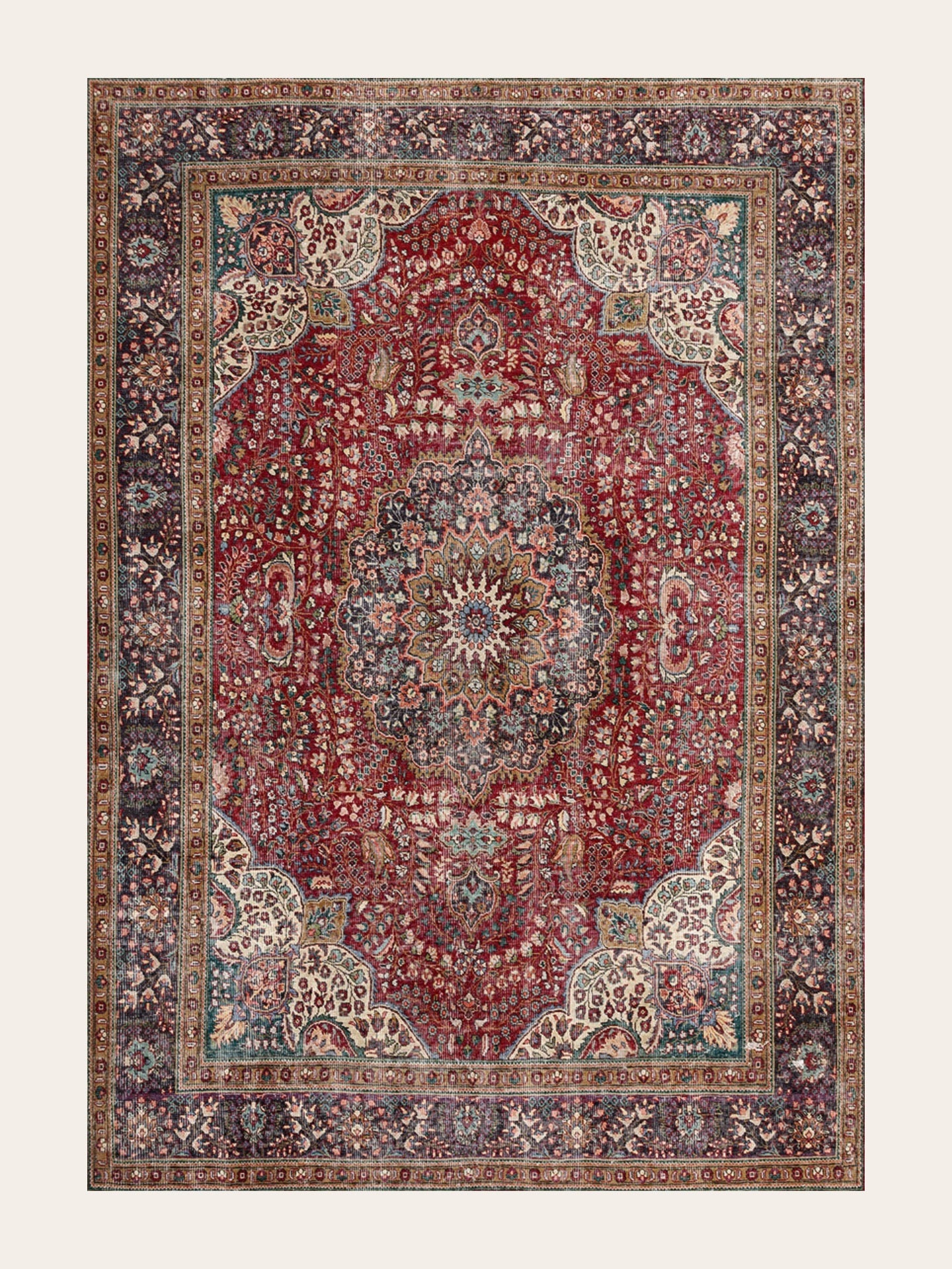 Vintage rug Halime Vera